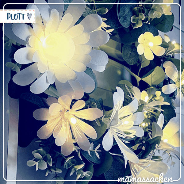mamassachen - blumenwiese Lichterkette Blumen bluten