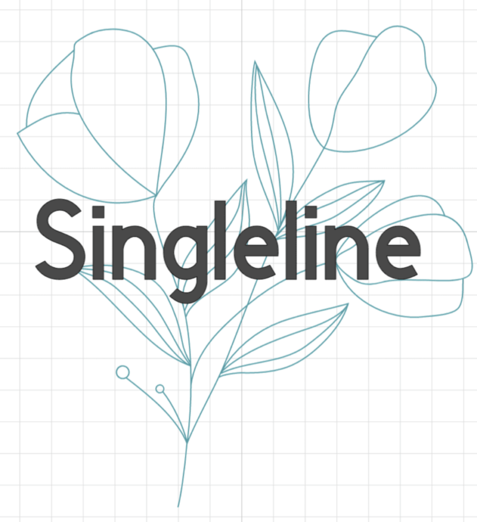 Unterschied zwischen Singleline und normaler Plotterdatei - Singleline SVG