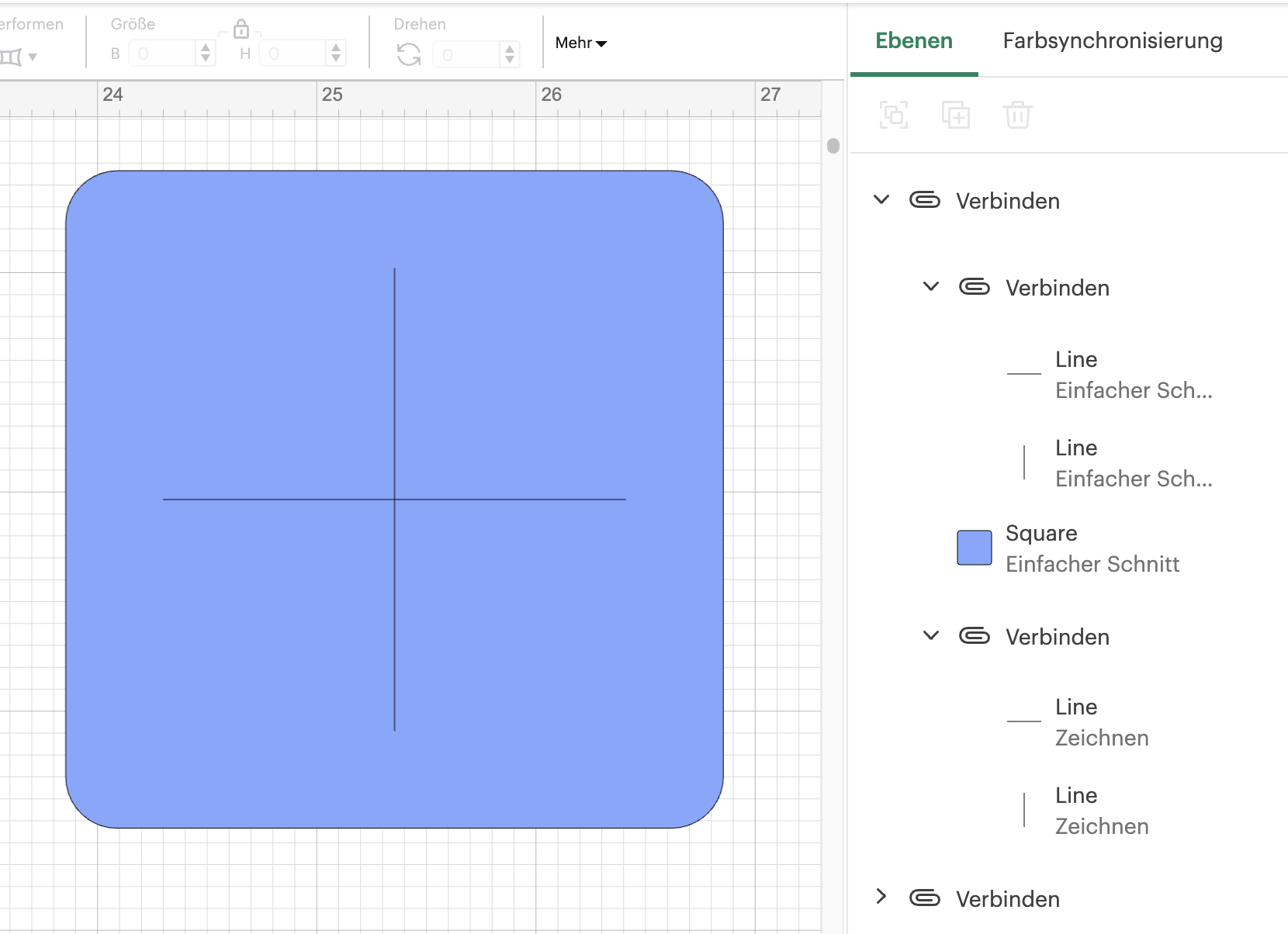 Cricut Stifteadapter für Maker kalibrieren in Designspace