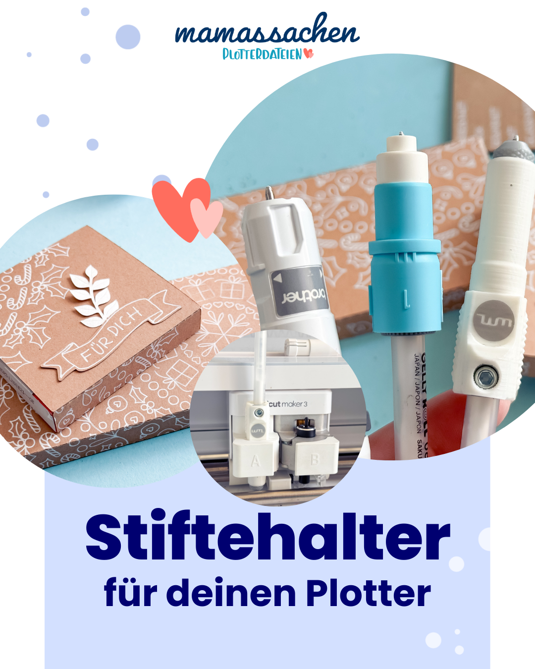 Cricut Maker Stiftehalter für Gellyroll stifte