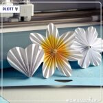 SVG Falzdeko "Blumen und Herzen": Plott-Design für Kreativideen